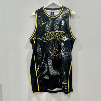 NBA Kobe Bryant Legends No 6 James Singlet Jersey Size XXL