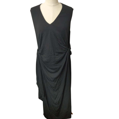  Jets Tie Side Dress Womens  Size S Black  