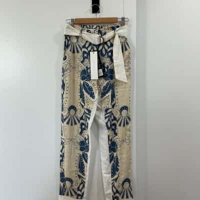 Once/Was Womens  Size 1 Blue / Cream / Natural 