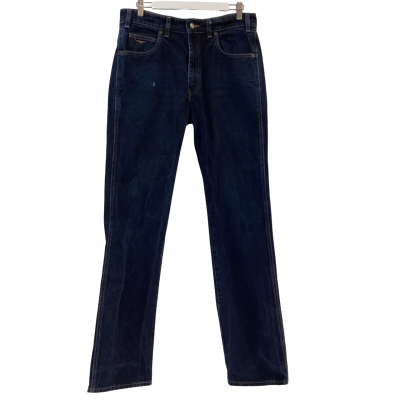 R.M. Williams Mens Size 33 / 34 Straight Leg Jeans Navy Blue 