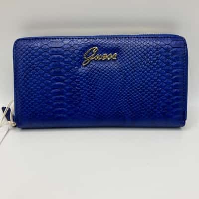 Guess Womens Wallet Blue 