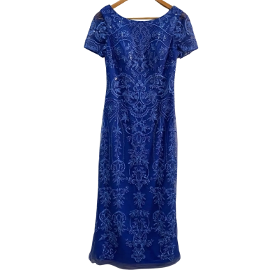 BNWT JJ's House Womens Size 36 Formal Dress Blue 