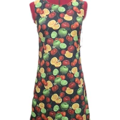 Dangerfield Bon Bon Womens  Size 8 Mini Dress Black  / Multicoloured 