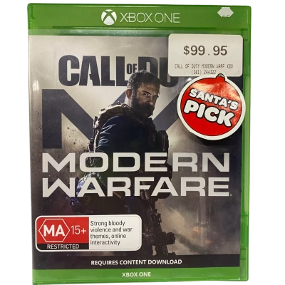 XBox One Call Of Duty Modern Warfare 