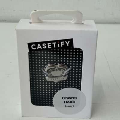 NEW - CASETiFY Silver Heart Charm Hook