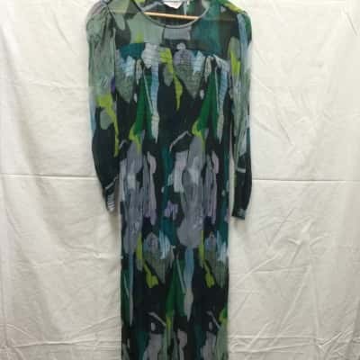 Gorman Womens Size 10 Multicoloured Sheer Dress