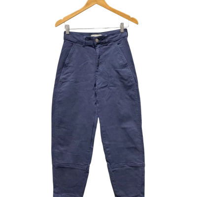 Everlane Womens  Size 0 High Waisted Pants Navy Blue 