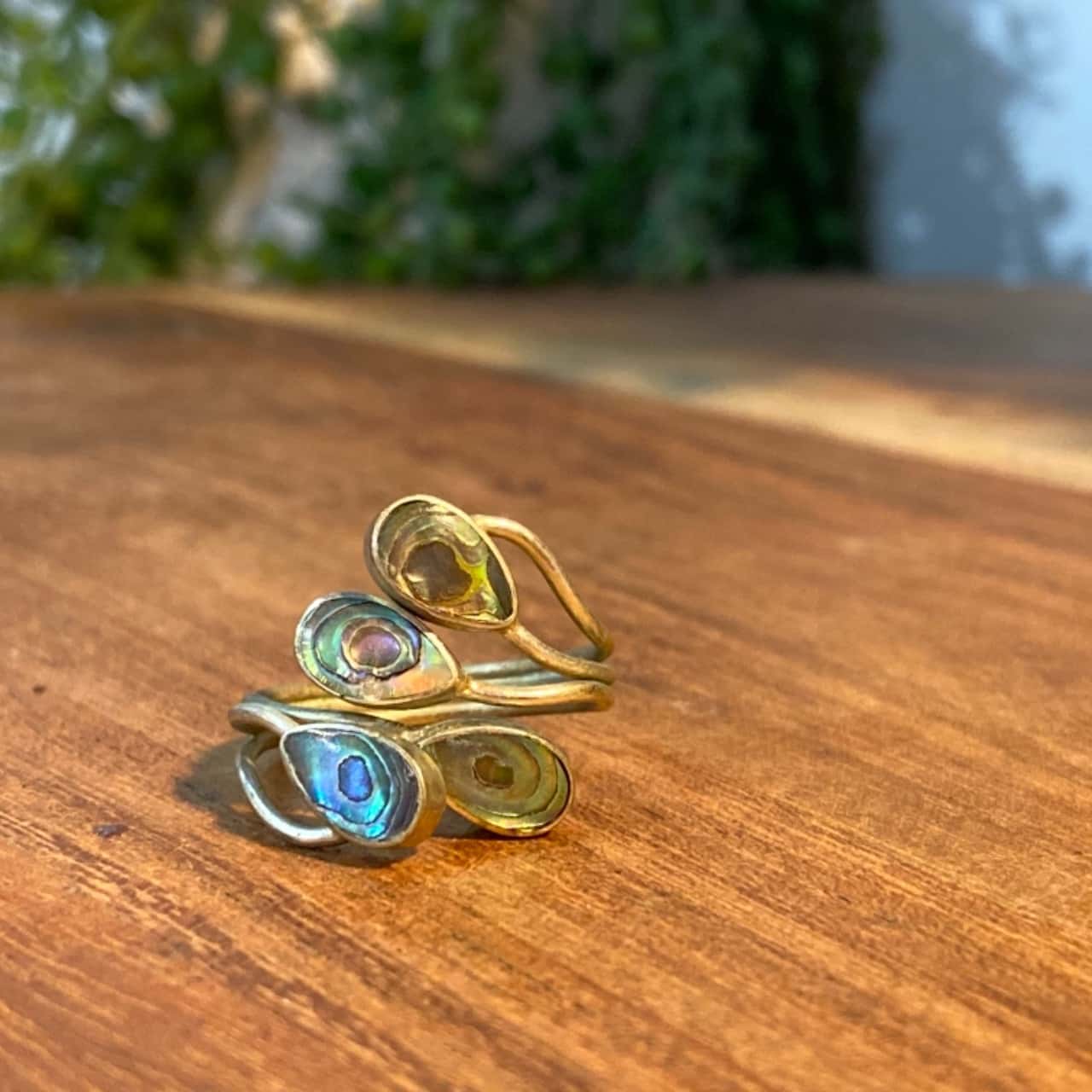 Womens Rings Sterling Silver with Paua Shell(s) - Used Good | Salvos Stores