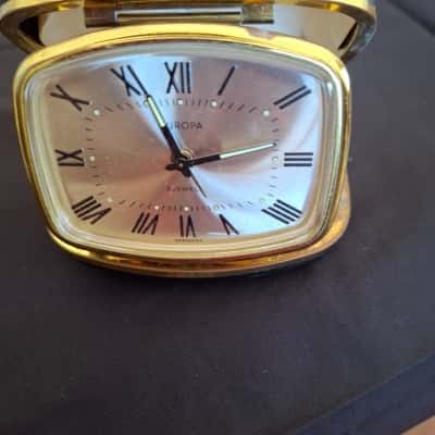 Vintage travel pocket clock