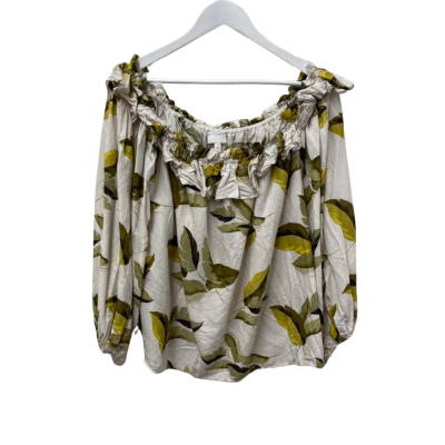 Witchery Womens  Size 14 Long Sleeve Top Floral 