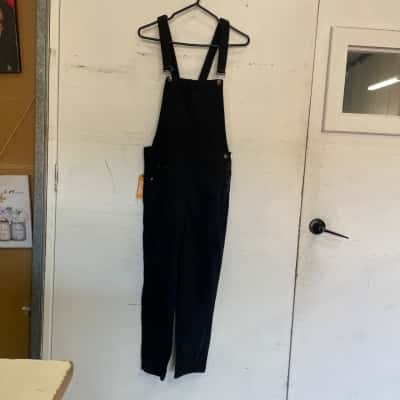 Paper Heart Womens  Size 10 Overalls Black  