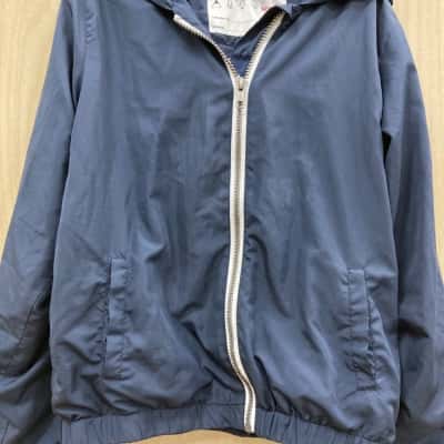 Seed Unisex (14) Size 10 Hooded Jacket Navy Blue 