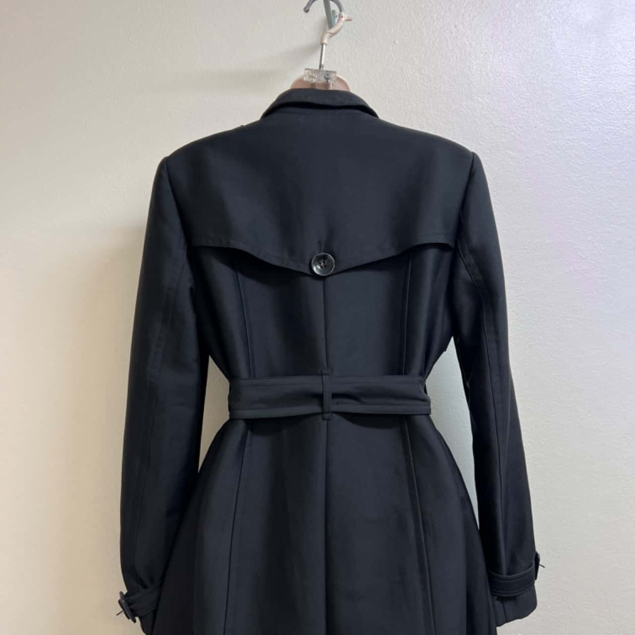 Trent Nathan Trench Coat Size S Black (s)