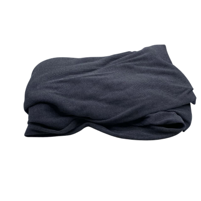 Rib knit fabric.  Synthetic mix.  Stretch.  132 (w) x 520 () cm.  Note desc.