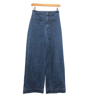 Princess Highway Womens  Size 6 Wide Leg Jeans Blue 