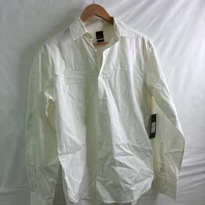 Yd. Mens Size S Business Shirt White BNWT
