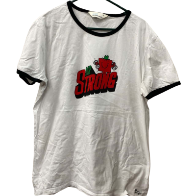 Peter Alexander Mens Mr. Strong  Size XL Short Sleeve T-shirt White 