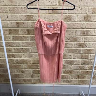 Bec & Bridge Womens  WINDSWEPT TIERED MINI DRESS Size 10 