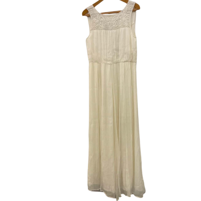  BHLDN Womens  Size 12 Formal Dress Cream 