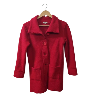 Bella Women's Size 10 Winter Coat in Red 
