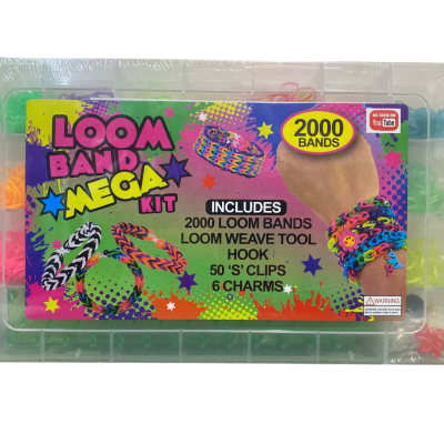  Loom Band Mega Kit 2000 Bands