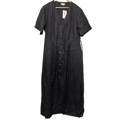 AERE Womens  Size 18 Midi Dress Black