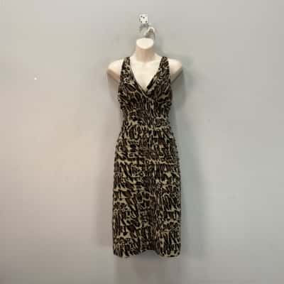 Events Womens  Size M Bodycon Dress Animal print 