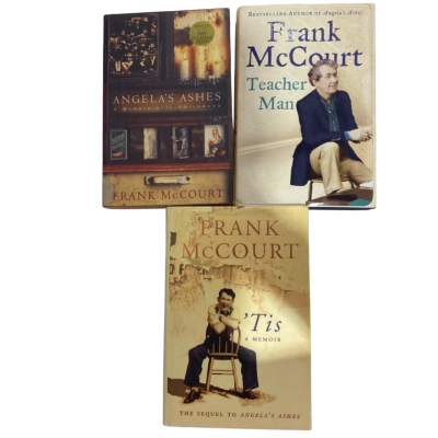 Frank McCourt 3 Book Collection - Angela's Ashes, 'Tis, and Teacher Man