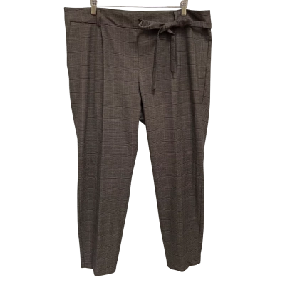 Autograph Bow Waist Checked Pants Size 20 