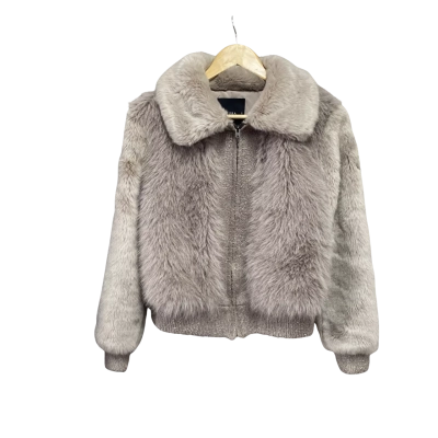 Decjuba Womens  Size S Cropped Jacket Brown 