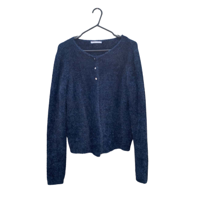 Womens Daniel & Mayer One Size Cardigan Navy Blue 