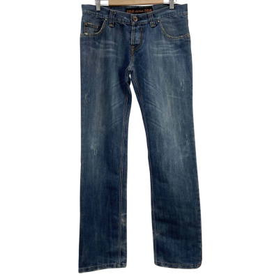 Adamus - Mens Distressed Jeans (Made in Italy) - Size 36 - Blue 