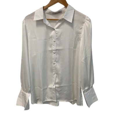 Yh & Co Womens  Size 12 / L Blouse White 