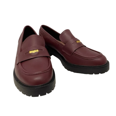 Wydr Studios Womens Burgundy Loafers Size 12