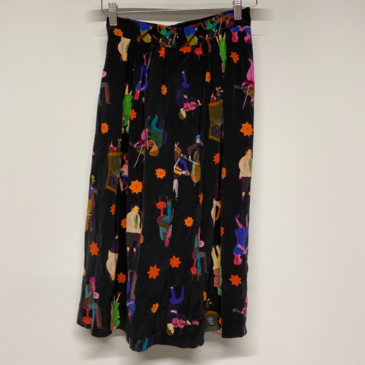 silk skirt size 8