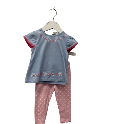 Sprout Kids  Size 00 Set Blue / Pink  / White 