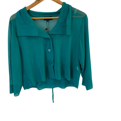 Kamiko Womens  Size 18 Button Up Top Jade