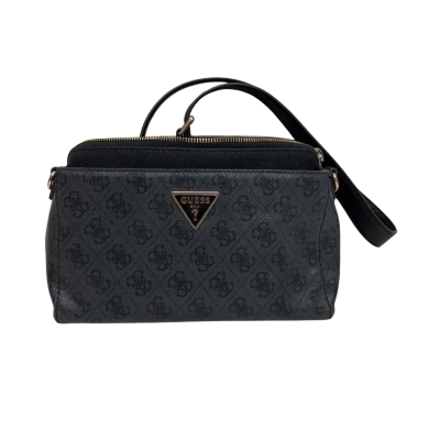 Guess Womens Cross Body Bag Black  / Grey 