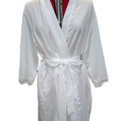 Chole & Lola Dressing Gown  Womens  Size XL Pyjamas White 