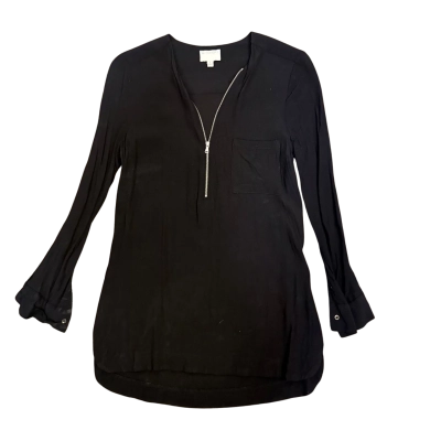 Witchery Womens  Size 4 Long Sleeve Shirt Black  