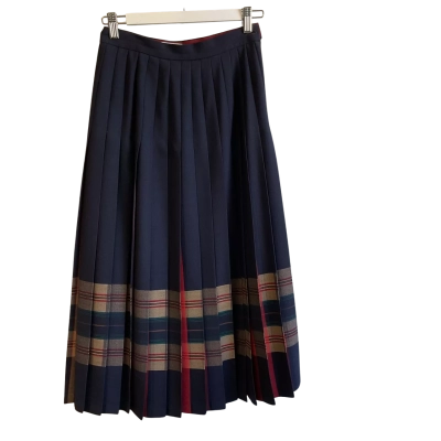 “Fletcher Jones” Vintage  Womens  -Size 6 / 8 - Pleated Skirt 