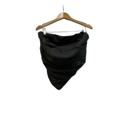 Dissh Womens  Size 16 Black strapless top