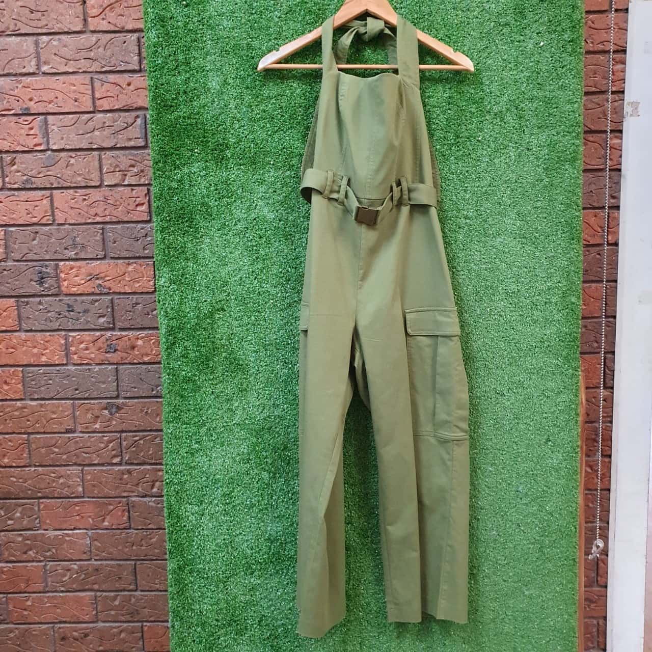 Bardōt Womens Size 10 Overalls Khaki (s)