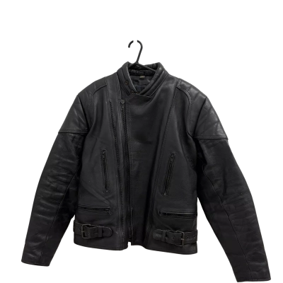 Vintage Leather Motorcycle Jacket - Pokal.  Size 50
