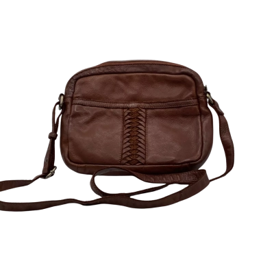 Vintage Colorado Womens Leather Brown Cross Body Bag (HB1)