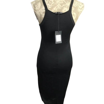 Country Road Womens  Size XXS 100% Cotton Black Column Dress   