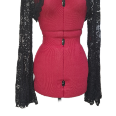 Romwe Womens  Size L Vest Jacket Black  