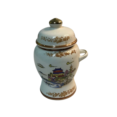 Vintage Japanese Ginger Jar Porcelain 