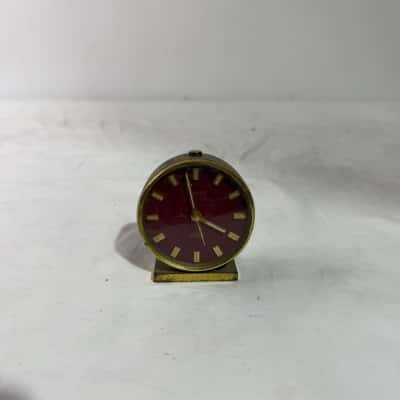 vintage mid-century Swiss-made Alarm Clock