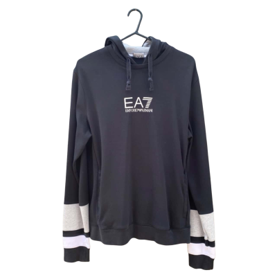 Mens Emporio Armani EA7 Size XL Hoodie Black  